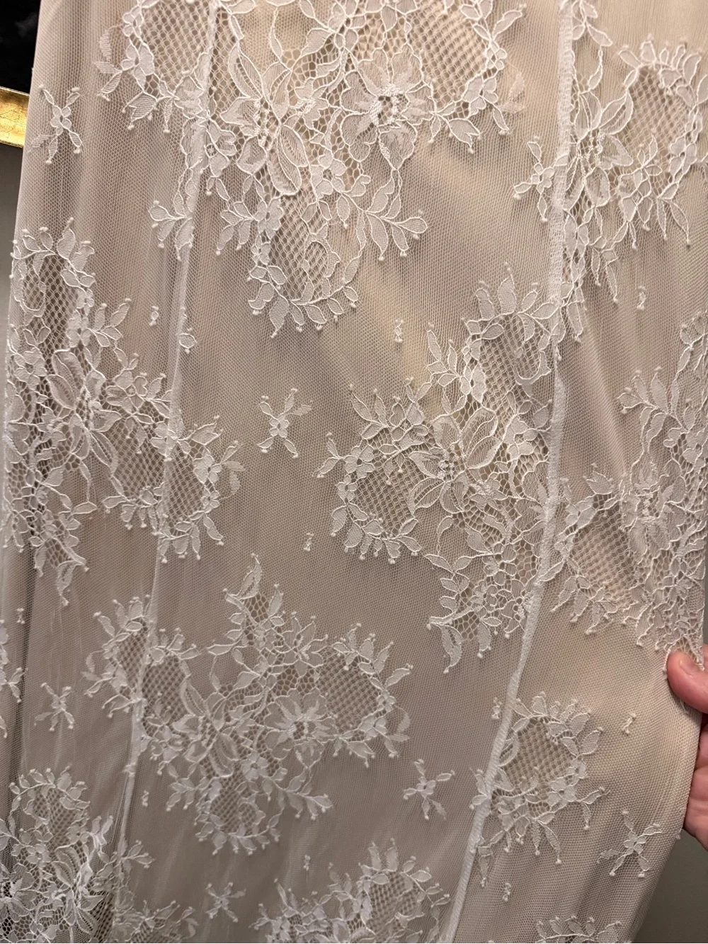 Promising Love Ivory Lace Long Sleeve Mermaid Maxi Dress